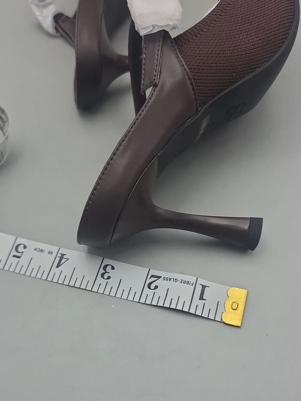 Cozy Island Women’s Brown Pointed Toe Heeled Mules Women 5 - Picture 11 of 12